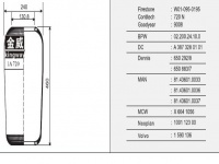 JW720橡膠空氣彈簧/氣囊/Air spring/720N/W01-095-0195/9008/02.200.24.10.0/3873280101/650292/8/650883/7/81.43601.0033/81.43601.0036/81.4