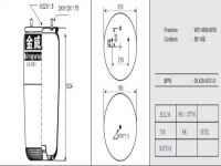 JW8978橡膠空氣彈簧/氣囊/Air spring shock absorbers/W01-M58-8978/881MB/05.429.40.01.0