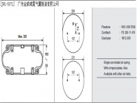 JW1-5071自動化機(jī)械設(shè)備空氣彈簧減震氣囊單層橡膠氣囊W01-M58-6008 W01-M58-6373 W01-M58-6011 W01-M58-6372 W01-M58-6975 W01-358-0134