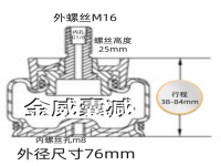 JW3014金威囊減---倒棱機設(shè)備緩沖氣囊 機械設(shè)備空氣彈簧氣囊 SK37-6P02 SZ37-6 W02-358-3000 1S3-013